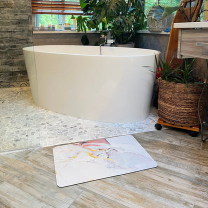 The Calm Marble Collection™ - Amvin Soft Diatomite Bath Mat