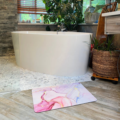 The Calm Marble Collection™ - Amvin Soft Diatomite Bath Mat