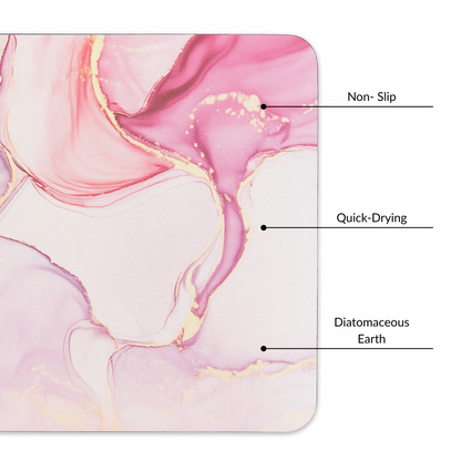 The Calm Marble Collection™ - Amvin Soft Diatomite Bath Mat
